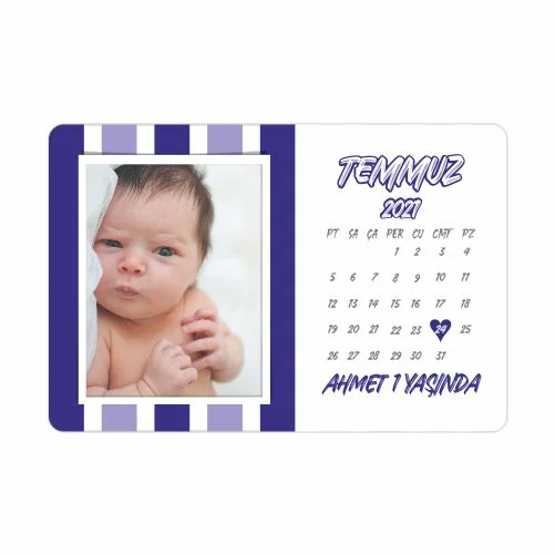 Takvim Tasarımlı Doğum Günü Magnet